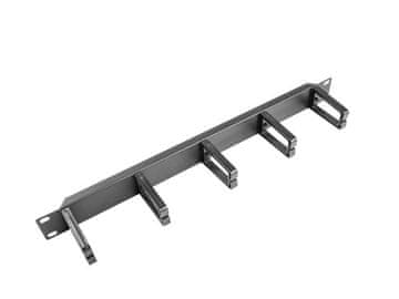 Lanberg LAE AK-1202-B organizacijski panel za 19" regal, bel