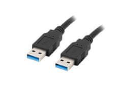 Lanberg lanberg ca-usba-30cu-0010-bk kabel usb 1m 3.0 usb a črn
