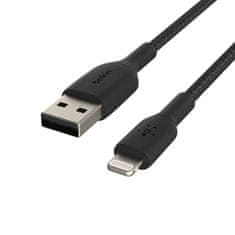 Belkin belkin caa002bt2mbk kabel lightning 2 m črn