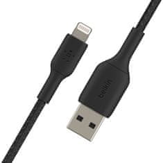 Belkin belkin caa002bt1mbk kabel lightning 1 m črn