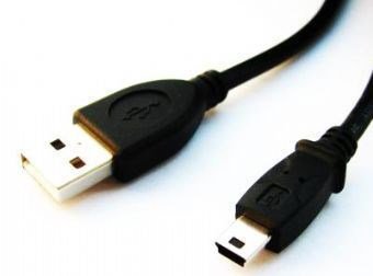 Gembird gembird 1,8 m usb 2.0 a/mini-usb m usb kabel usb a mini-usb b črn