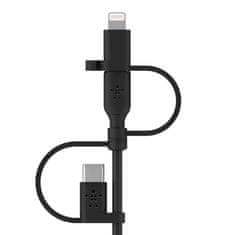 Belkin belkin boost charge usb kabel 1 m usb a usb c/micro-usb b/lightning black