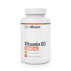 GymBeam Vitamin D3 2000 IU, 120 kapsul