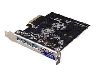 Akasa PCIe kartica 2xUSB 3.2 Gen 2 Type-C in 3xType-A