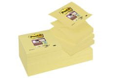 Post-It notes Super Sticky Z-blocks - rumene barve, 7,6 x 7,6 cm, 12 kosov