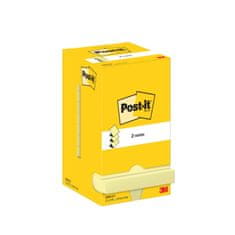Post-It Z-flanki Super Sticky, 76x76 mm, rumeni, 12 kosov
