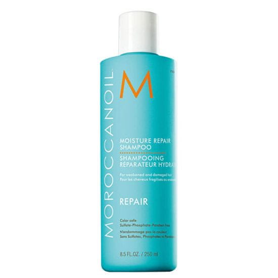 Moroccanoil Regenerativni šampon vsebuje To olje za šibke in poškodovane lase ( Moisture Repair Shampoo)