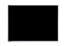 TIP Table črna, magnetna, emajlirana, 90 x 120 cm, ALU okvir