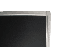 TIP Table črna, magnetna, emajlirana, 120 x 150 cm, ALU okvir