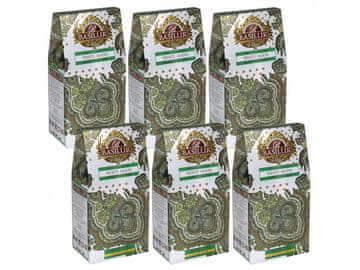 Basilur BASILUR White Moon Ceylonski listnati zeleni čaj z dodatkom mlečnega okusa, 100 g