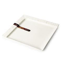 Servirni krožnik Justwhite Elite 30x30cm / kvadraten / porcelan