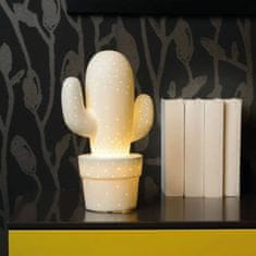 Evviva Svetilka Cactus 19x12xh30cm / bela / keramika