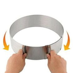 Eva Raztegljiv obroč za torto 16-30cm x h8,5cm / inox