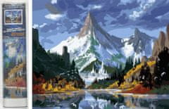 Norimpex Diamantna slika Ledeni grad v gorah 30x40cm