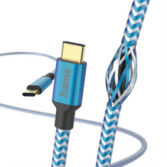 Hama Odsevni USB-C 2.0 Type-C 1,5 m, modra