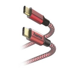 Hama Odsevni USB-C 2.0 Type-C 1,5 m, rdeča