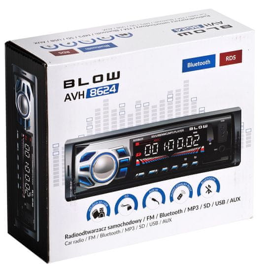 Blow blow avh-8624 radio avto črna