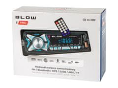Blow blow x-pro mp3/usb/mikro usb/bluetooth radio za avto črn