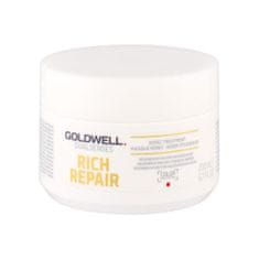 GOLDWELL Dualsenses Rich Repair 60sec Treatment 1-minutna obnovitvena maska za suhe in lomljive lase 200 ml za ženske