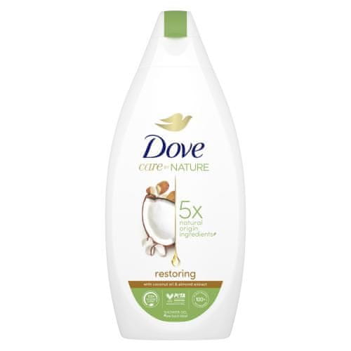Dove Care By Nature Restoring Shower Gel negovalen, vlažilen in obnovitveni gel za prhanje za ženske