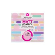Dermacol Matt Control Blotting Papers mat čistilni robčki za obraz 100 kos