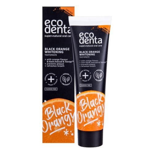 Ecodenta Toothpaste Black Orange Whitening zobna pasta za popolnoma bele zobe z okusom pomaranče