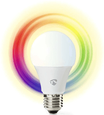 Nedis WIFI pametna LED žarnica vse barve + polna topla bela barva E27