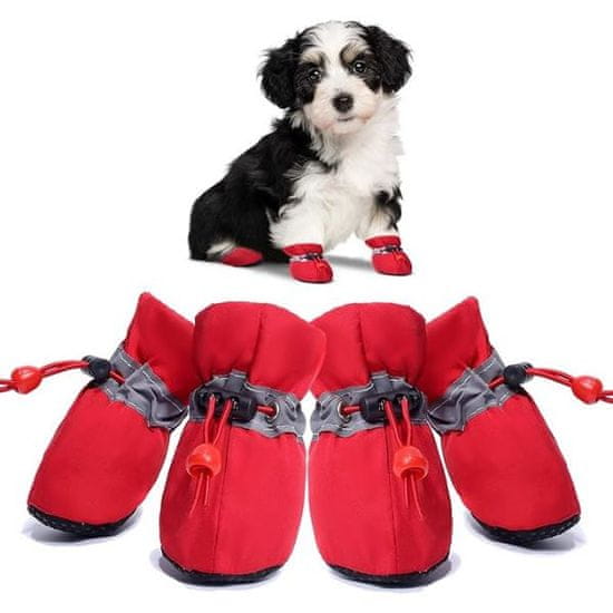 HARLEY® Vodoodporna obutev za hišne ljubljenčke (4 kosi) | PAWSIES