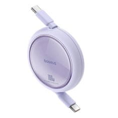 BASEUS kabel USB-C za USB-C baseus free2draw, pd, 100w, 1m (vijolična)