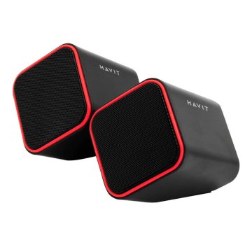 Havit havit hv-sk473 usb 2.0 zvočnik (črno in rdeče)