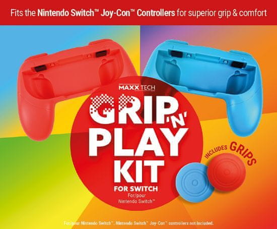 MAXX Grip N Play Kit dodatek za kontroler, Nintendo Switch | mimovrste=)