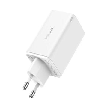slomart Baseus gan6 pro omrežni polnilnik, 2xusb-c + 2xusb, 65w (bela)