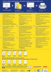 Avery Zweckform neprosojne etikete L7168B-100, 199.6 x 143.5 mm, 200 etiket/zavitek, A4, za tiskalnik