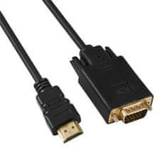 PremiumCord Kabel s pretvornikom HDMI v VGA, dolžina kabla 2 m