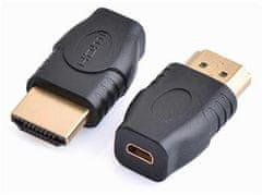 PremiumCord Adapter micro HDMI tip D ženski - HDMI tip A moški