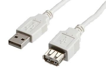 Value USB 2.0 A-A M/F 1,8 m podaljšek, bel