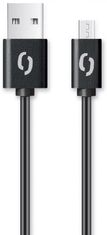 Aligator Podatkovni kabel 2A, Micro USB črn