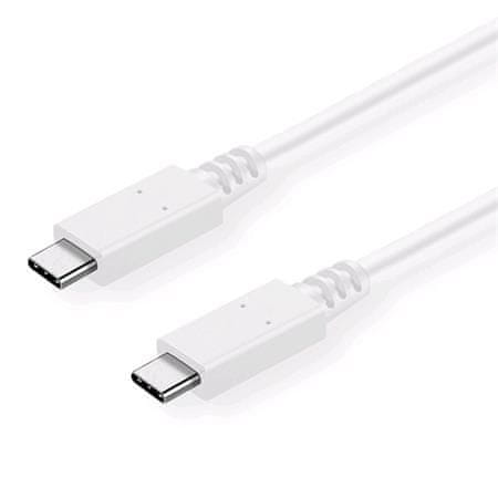 C-Tech USB 3.2 kabel, Type-C (CM/CM), PD 100W, 20Gbps, 1m, bel
