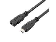 PremiumCord USB 3.2 generacije 2 podaljšek, C/male - C/female, 1,5 m