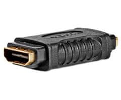 Nedis HDMI adapter/ HDMI vtičnica - HDMI vtičnica/ pozlačeni konektorji/ ravni/ črni/ škatla