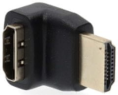 Nedis HDMI adapter/ HDMI priključek - HDMI vtičnica/ nagnjen za 270°/ črn/ škatla