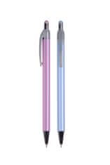 Spoko Kroglično pero Stripes - modro polnilo, 0,3 mm