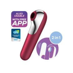 Satisfyer Sesalni vibrator Satisfyer Dual Love, rdeč