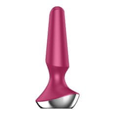 Satisfyer Satisfyer vibracijski analni čep Plug-ilicious 2, rdeča