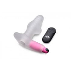 Frisky Vibrator za pare z daljincem Love Tunnel