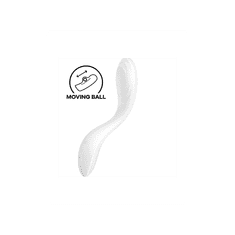 Satisfyer Vibrator G-točke Satisfyer Rrrolling Pleasure, bel