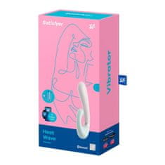 Satisfyer Rabbit vibrator z aplikacijo Satisfyer Heat Wave, bel in mint