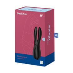 Satisfyer Stimulator klitorisa Satisfyer Threesome 2, črn