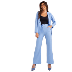 ITALY MODA Ženske hlače z žepi KITA svetlo modra DHJ-SP-18737.20_405707 S