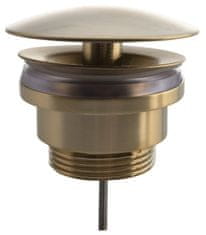 SILFRA Elegantna Umivalniška Izpuščna Enota 5/4“, Mat Zlato, Velika Zatka 5-55mm